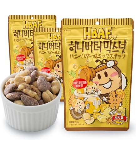 Amazon.co.jp: 楽一フーズ ハニーバターミックスナッツ500g ×2袋